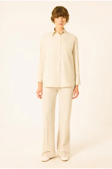 STRIPED POPLIN SHIRT