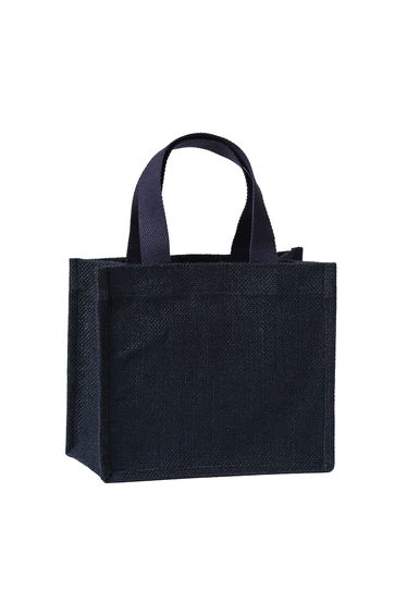 Nutshell Plain Jute Tote - French Navy