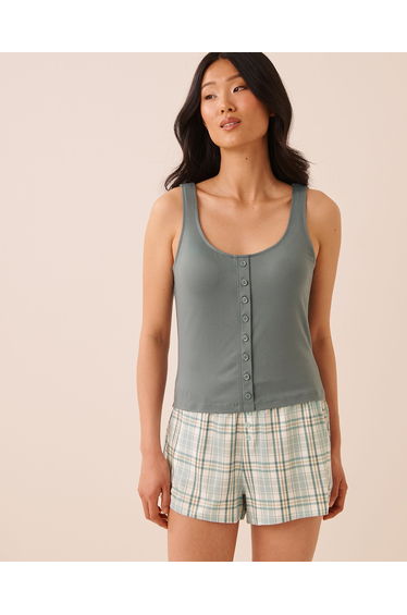 Super Soft Button-front Cami