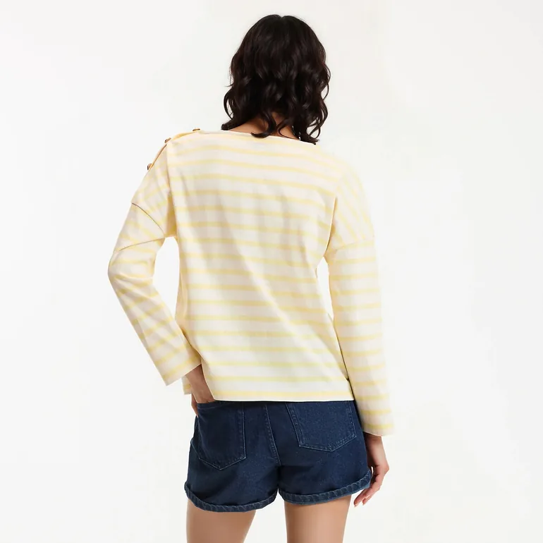 Signatures Aimie Breton Striped T-Shirt in Loose Fit - 3