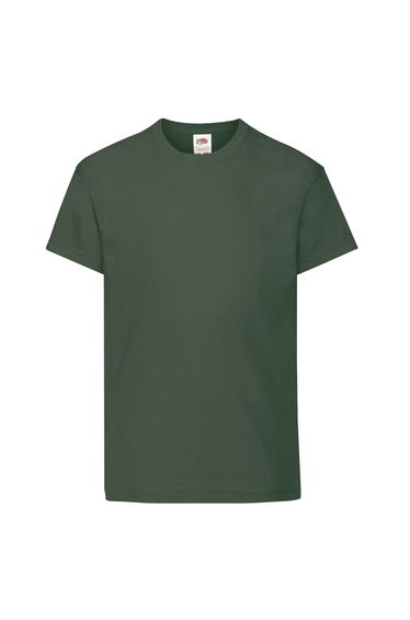 Fruit of the Loom Childrens/Kids Original T-Shirt - Bottle Green