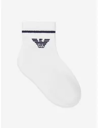 Boys Logo Socks in Navy - 1