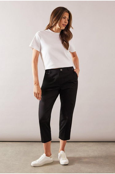 Stretch Crop Trousers