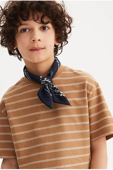 Striped Crew Neck T-Shirt