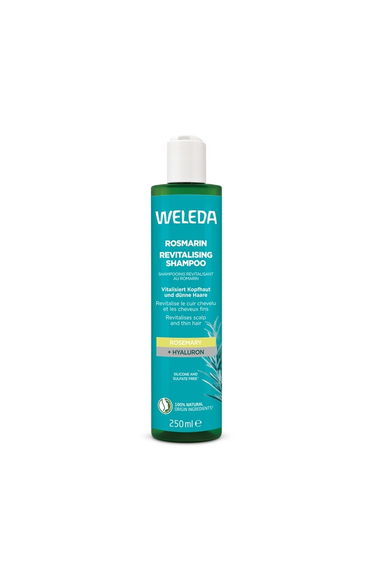 Weleda Rosemary Revitalising Shampoo, with Hyaluronic Acid, Silicone &