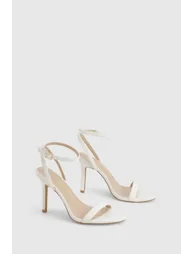 Wide Fit Barely There Heels - white - 1
