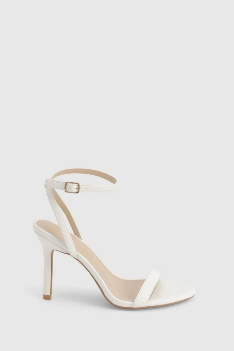 Wide Fit Barely There Heels - white - 2