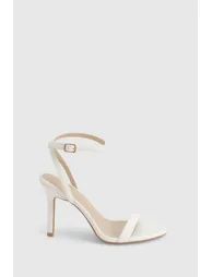 Wide Fit Barely There Heels - white - 2