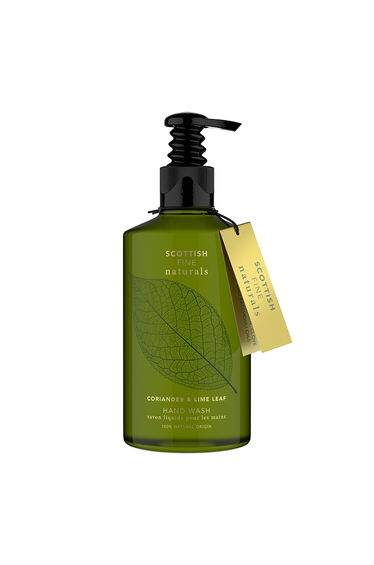 Scottish Fine Soaps Naturals Coriander & Lime Leaf Hand Wash Pump Bott