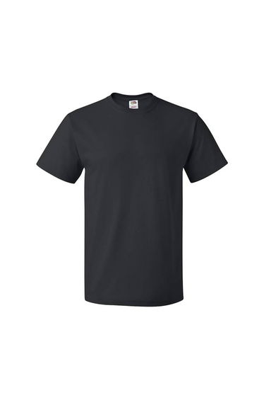 Fruit of the Loom Adult Cotton T-Shirt - Black