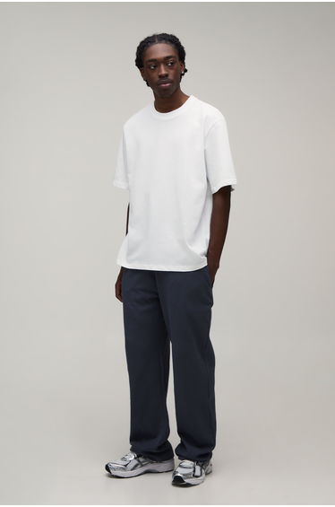 Relaxed Fit Waffle Joggers - charcoal