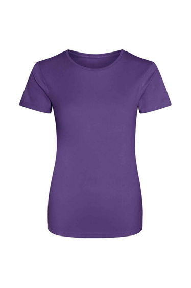 AWDis Just Cool Womens/Ladies Sports Plain T-Shirt - Purple