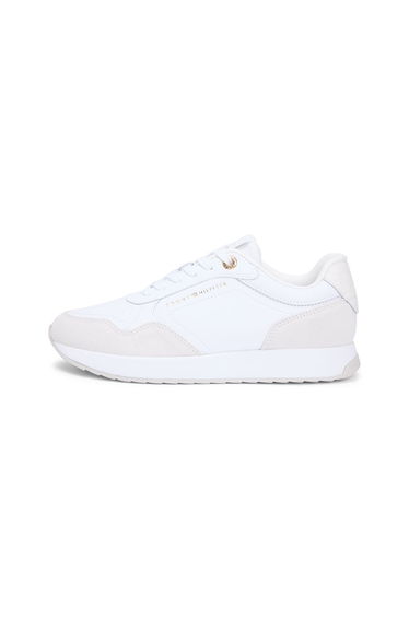 Monogram Mix Material Runner White