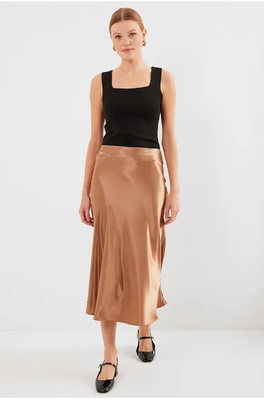BDART Elastic A-Form Fit Midi Skirt