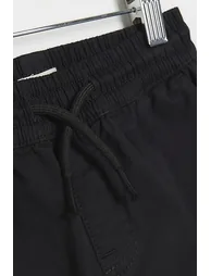 Mini Black Cargo Trousers - 2