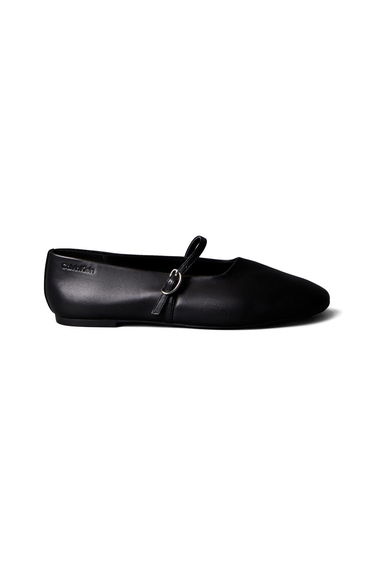 Oblique Ballerina Mj Lth Hdw Black