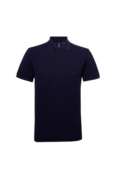 Asquith & Fox Mens Short Sleeve Performance Blend Polo Shirt - Navy