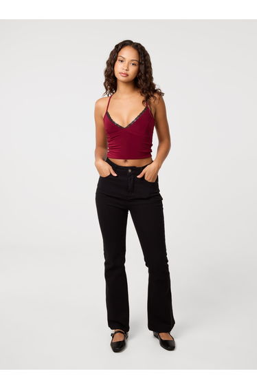 Lace Trim Cami Top