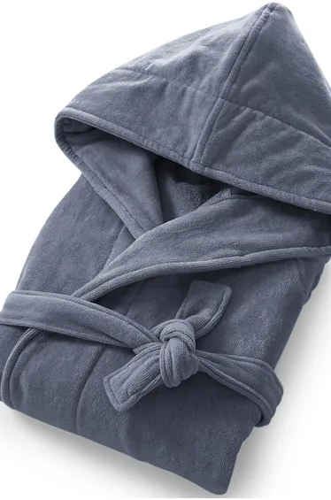 روب استحمام بشكير مخملي ، 450 جم / م 2