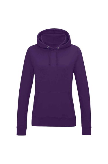 AWDis Womens/Ladies Girlie College Hoodie - Purple