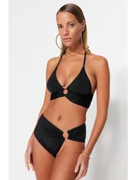 Bikini Set - Black - Plain - 1