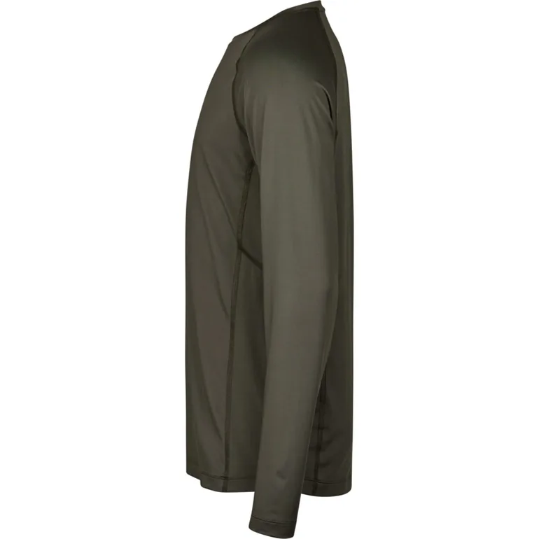 Tee Jays Mens CoolDry Long-Sleeved Crop T-Shirt - Deep Green - 3