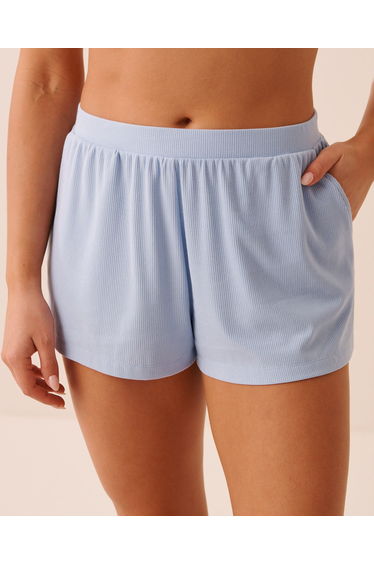 Ribbed Modal Shorts