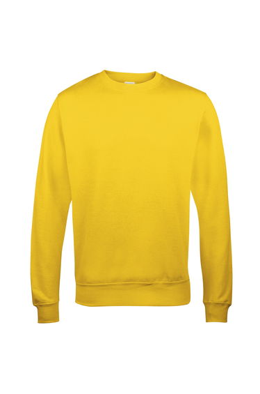 AWDis Just Hoods AWDis Unisex Crew Neck Plain Sweatshirt - Gold