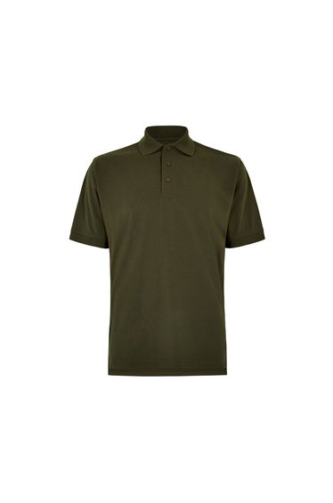 Kustom Kit Mens Klassic Superwash Short Sleeve Polo Shirt - Army Green