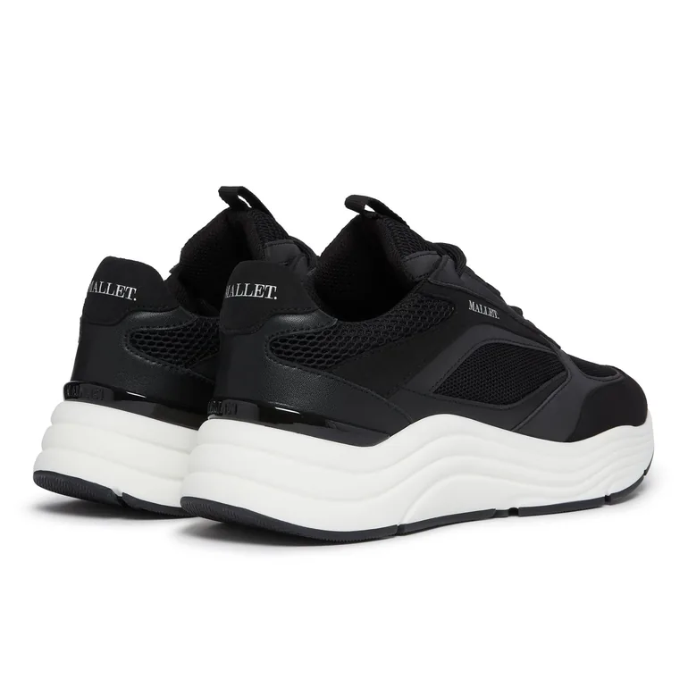 Men's Mallet Cyrus 2.0 Trainers in Black - 1