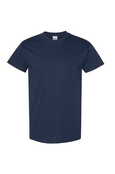 Gildan Mens Heavy Cotton Short Sleeve T-Shirt - Navy