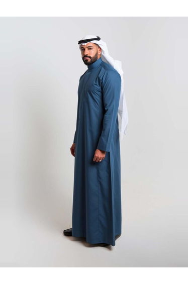 Men Classic Summer Thobe, Green - 55inches