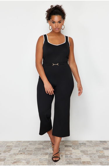 Black Bodycon Knitwear Blouse