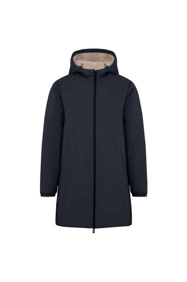 Native Spirit Adult Sherpa Lined Waterproof Jacket - Navy