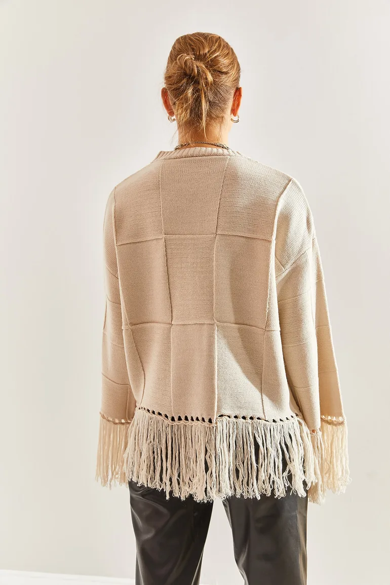 Women's Tassel Knitwear Sweater - 7