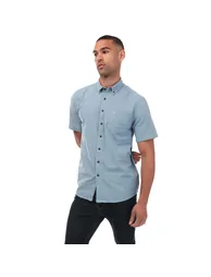 Men's Farah Densmore Short Sleeve Shirt in Blue - 3
