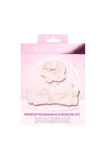 Brushworks Makeup Headband & Scrunchie Set