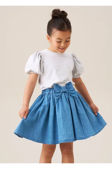 تيشيرت انجل اند روكيت قطن رمادي