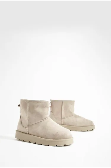 Mini Cosy Boots - mocha