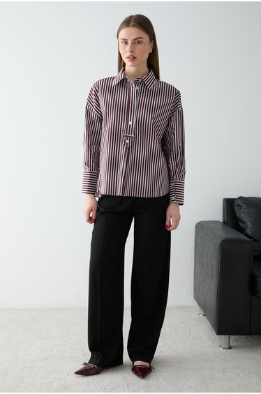 Burgundy Blouse