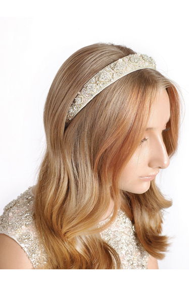 Maison Ava Girls Ayra Headband in Ivory