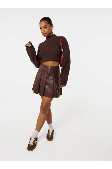 PU Swing Skirt