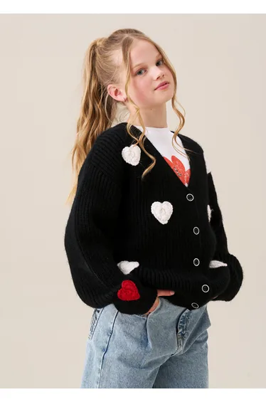 Everly Heart Cardigan