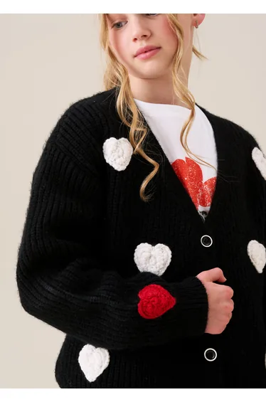 Everly Heart Cardigan