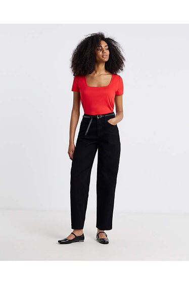 2 Pack Soft Touch Square Neck Tops
