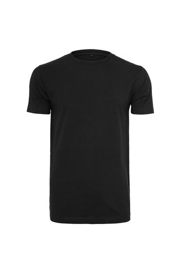 Mens Organic Round Neck T-Shirt - Black