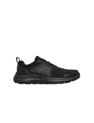 Arch Fit Summits Duraleather Lace-Up Trainers Black