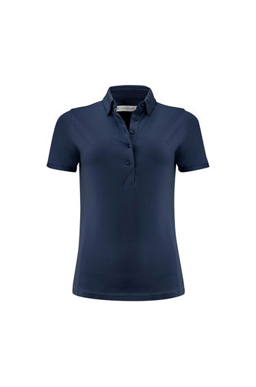 James Harvest Womens/Ladies American Supreme Polo Shirt - Navy