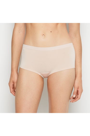 Boyshort Panty With Vanishing Trim in Cameo Rose