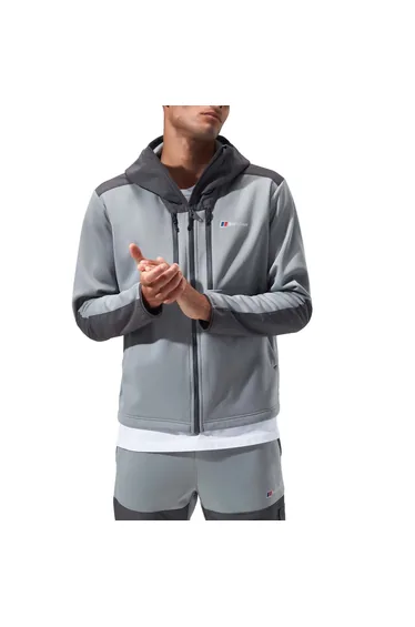جاكيت رجالي بهودي - رمادي
